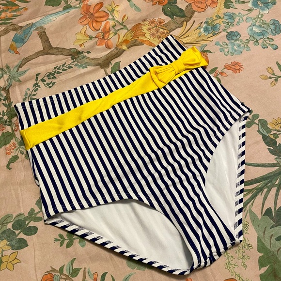 Retro High Rise Swim Bottoms - Picture 4 of 6